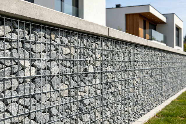Premium Garden Gabion Structure
