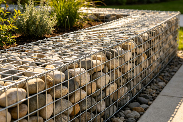 Urban Stone Gabion Panel
